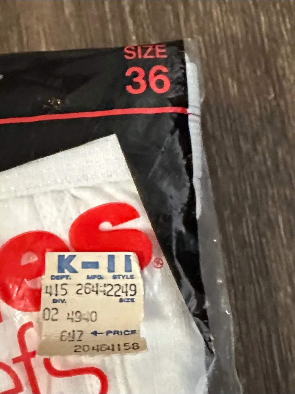 Hanes vintage 1985 New White Men's Briefs 3 Pack Classic Cotton Comfort size 36